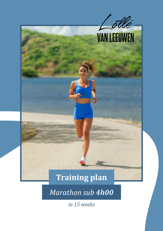 Trainingsschema –  Marathon binnen 4u